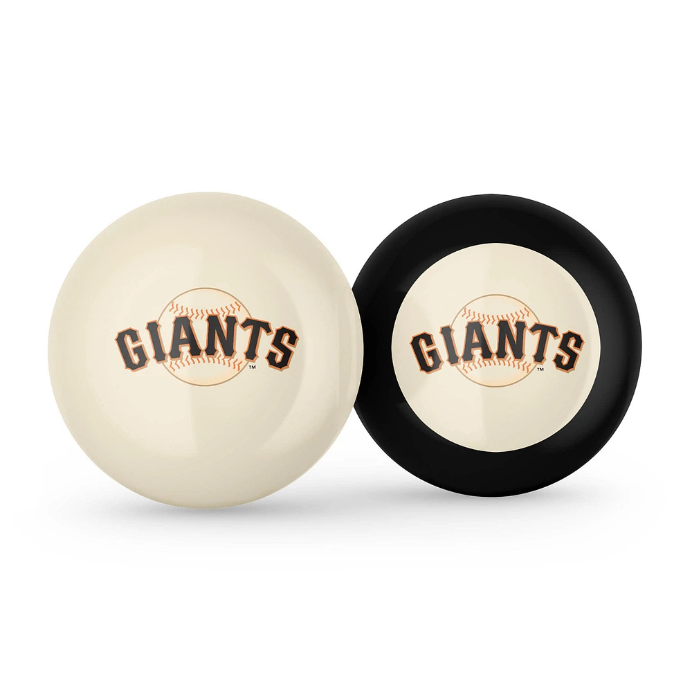 Imperial San Francisco Giants Logo Cue Ball & 8 Ball Combo Set