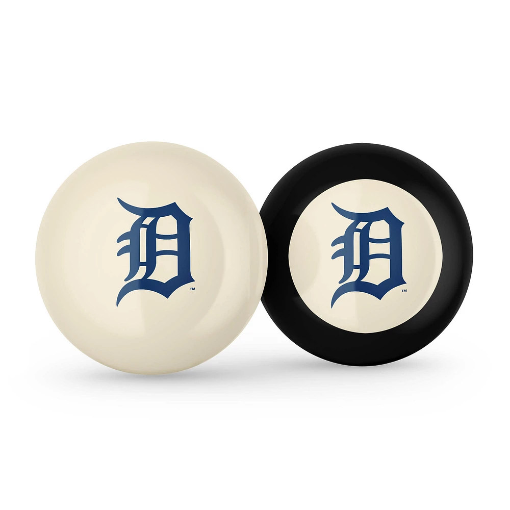 Imperial Detroit Tigers Logo Cue Ball & 8 Ball Combo Set
