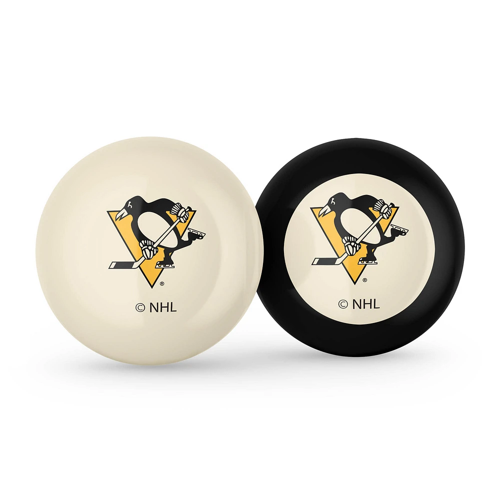 Imperial Pittsburgh Penguins Logo Cue Ball & 8 Ball Combo Set