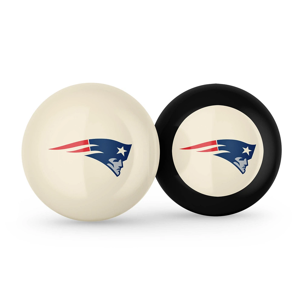 Imperial New England Patriots Logo Cue Ball & 8 Ball Combo Set