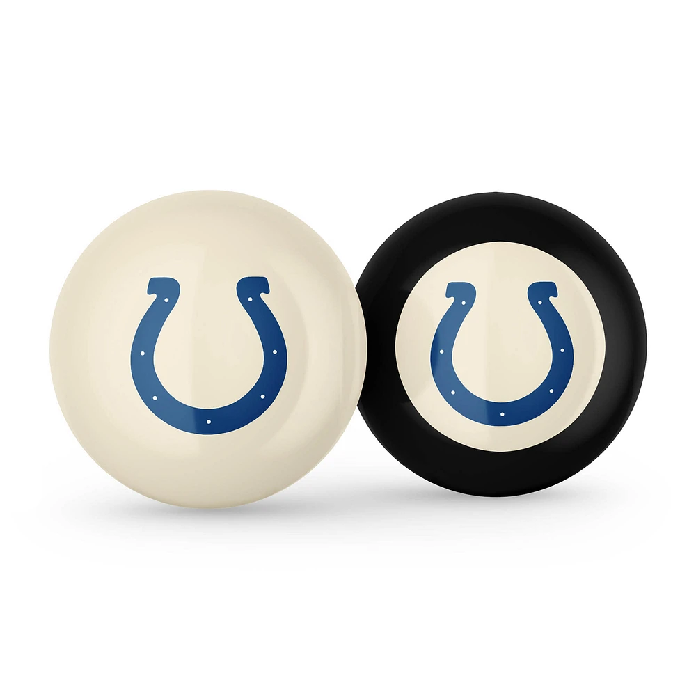 Imperial Indianapolis Colts Logo Cue Ball & 8 Ball Combo Set