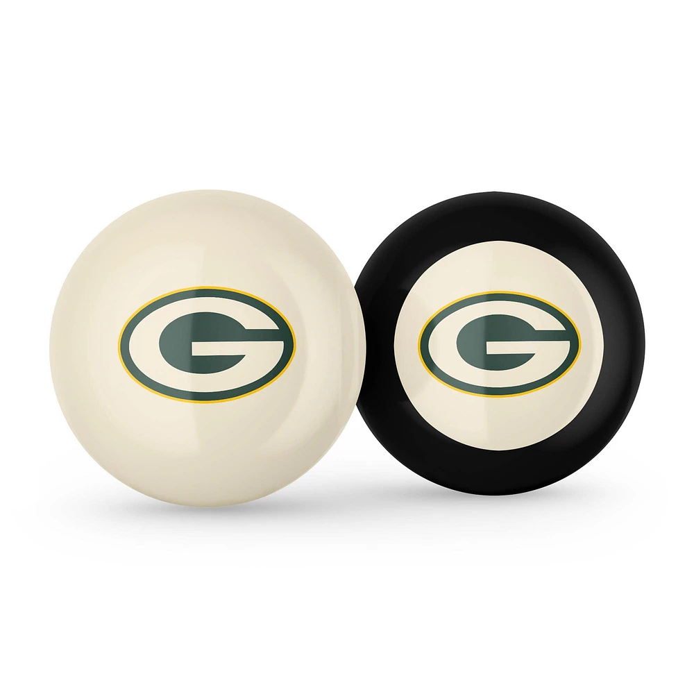 Imperial Green Bay Packers Logo Cue Ball & 8 Ball Combo Set