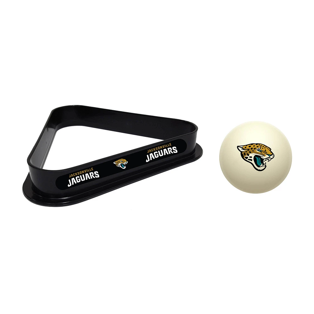 Imperial Jacksonville Jaguars Cue Ball & Rack Set