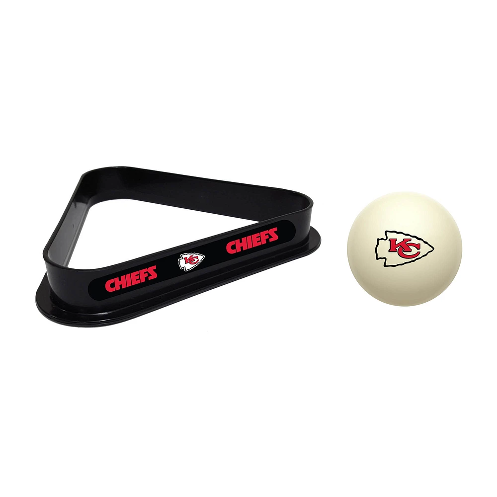 Imperial Kansas City Chiefs Cue Ball & Rack Set