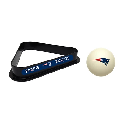 Imperial New England Patriots Cue Ball & Rack Set