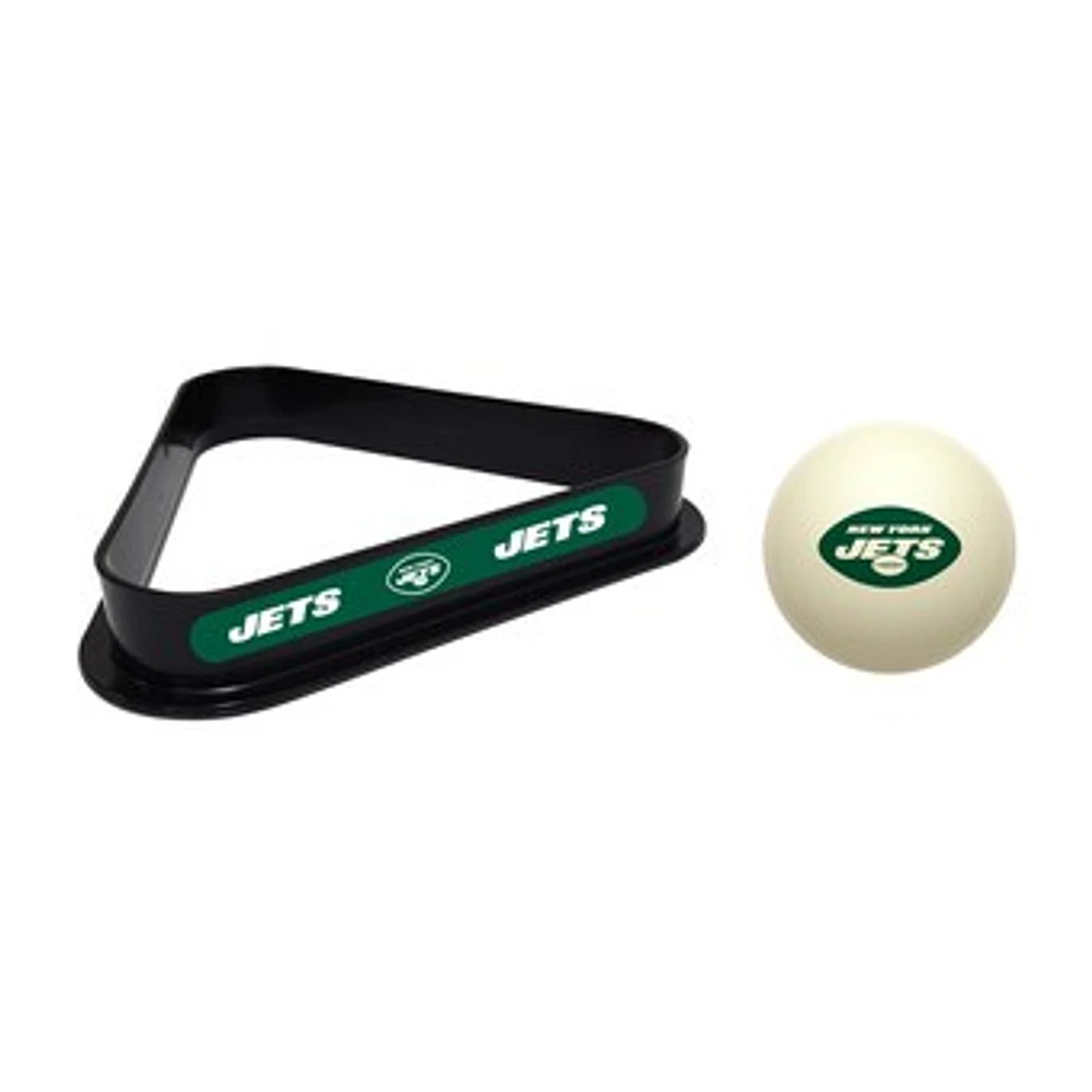 Imperial New York Jets Cue Ball & Rack Set