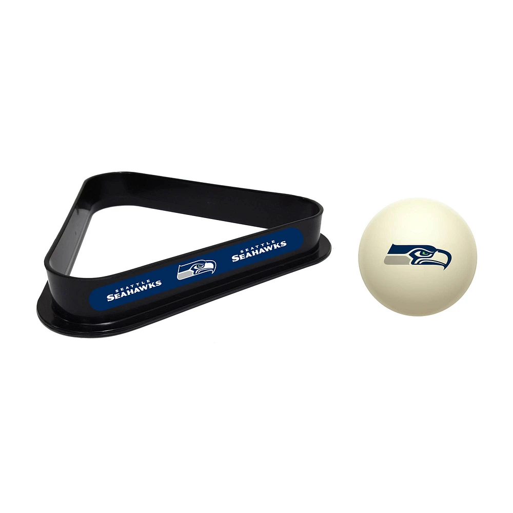 Imperial Seattle Seahawks Cue Ball & Rack Set