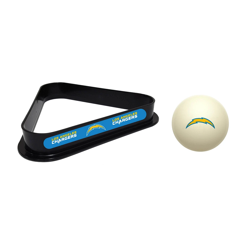 Imperial Los Angeles Chargers Cue Ball & Rack Set