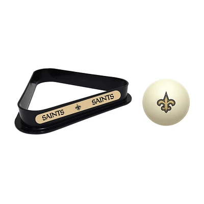 Imperial New Orleans Saints Cue Ball & Rack Set