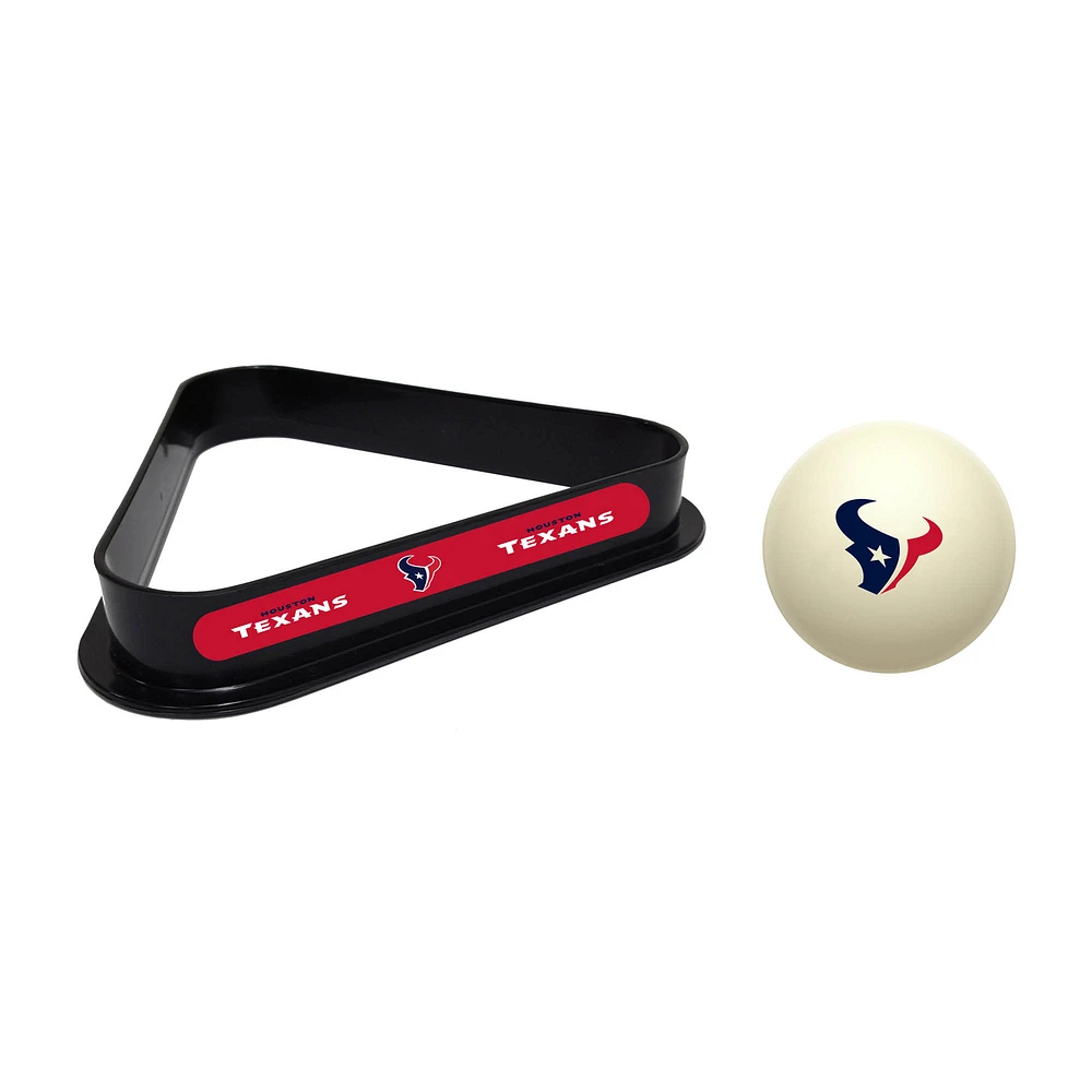Imperial Houston Texans Cue Ball & Rack Set