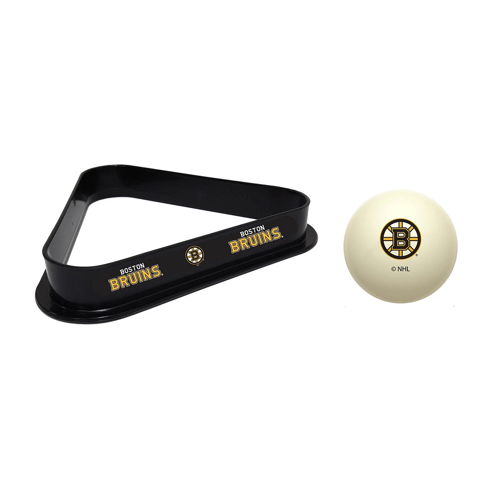 Imperial Boston Bruins Cue Ball & Rack Set