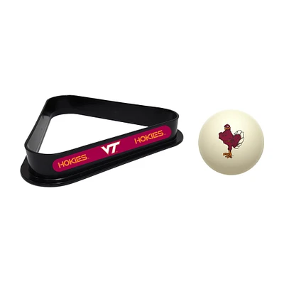 Imperial Virginia Tech Hokies Cue Ball & Rack Set