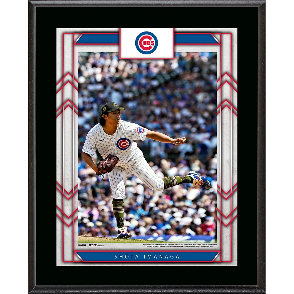 Shōta Imanaga Chicago Cubs 10.5" x 13" Sublimated Player Plaque