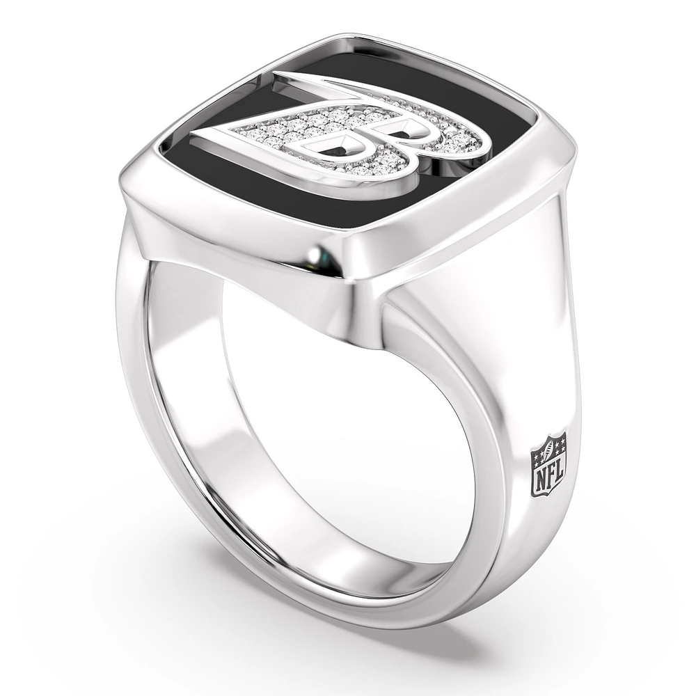 True Fan Baltimore Ravens Fans Diamond Ring