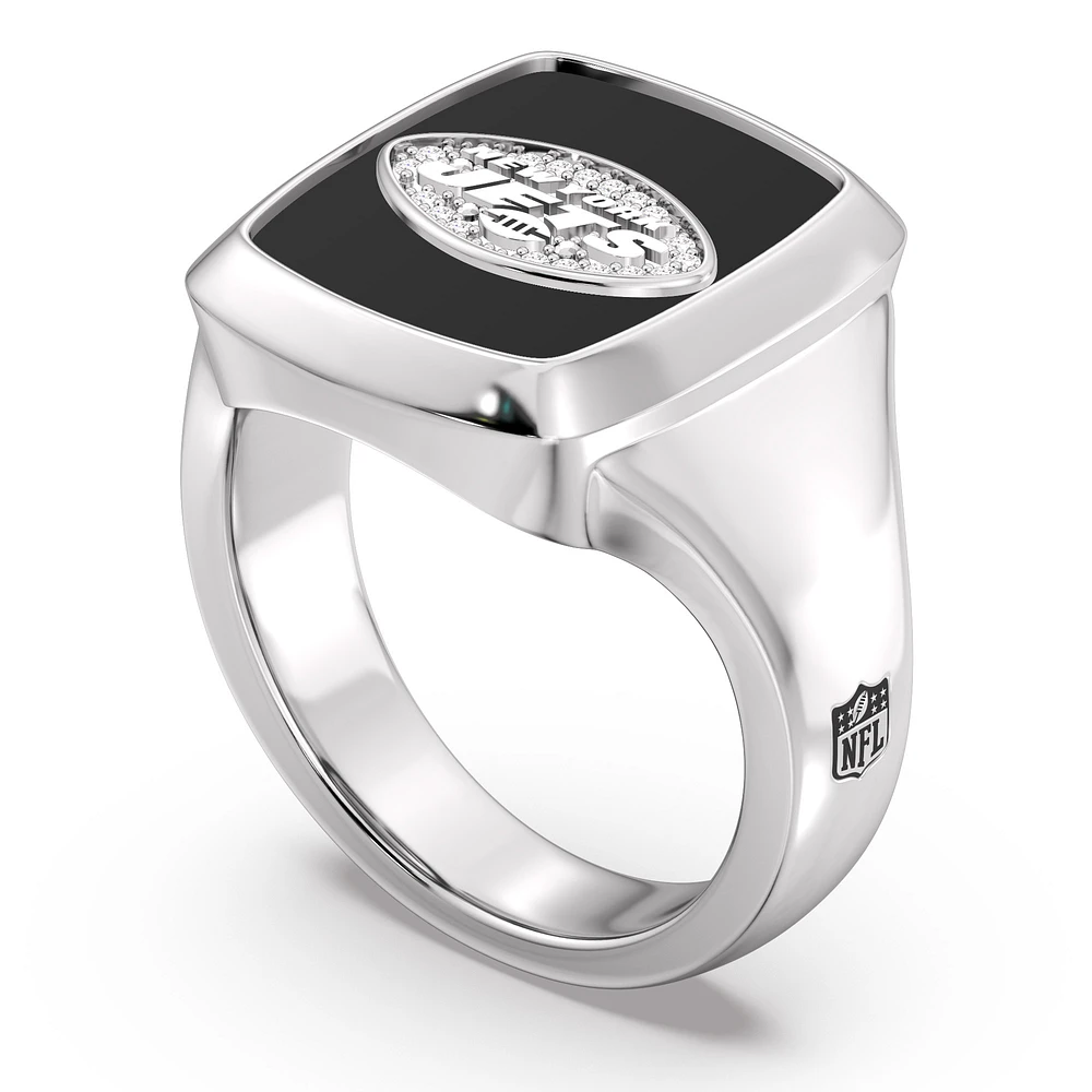 True Fan New York Jets Fans Diamond Ring