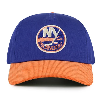 Men's American Needle Royal/Orange New York Islanders Burnett Adjustable Hat