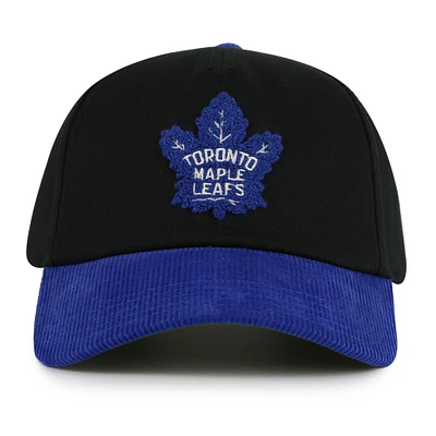 Men's American Needle Black/Blue Toronto Maple Leafs Burnett Adjustable Hat
