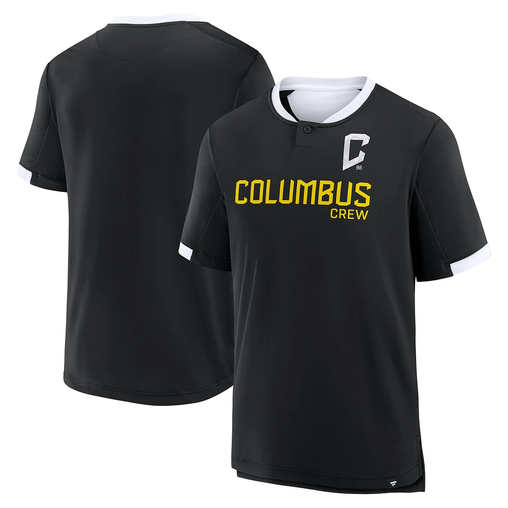 Men's Fanatics Black Columbus Crew Stoppage Time Striker T-Shirt
