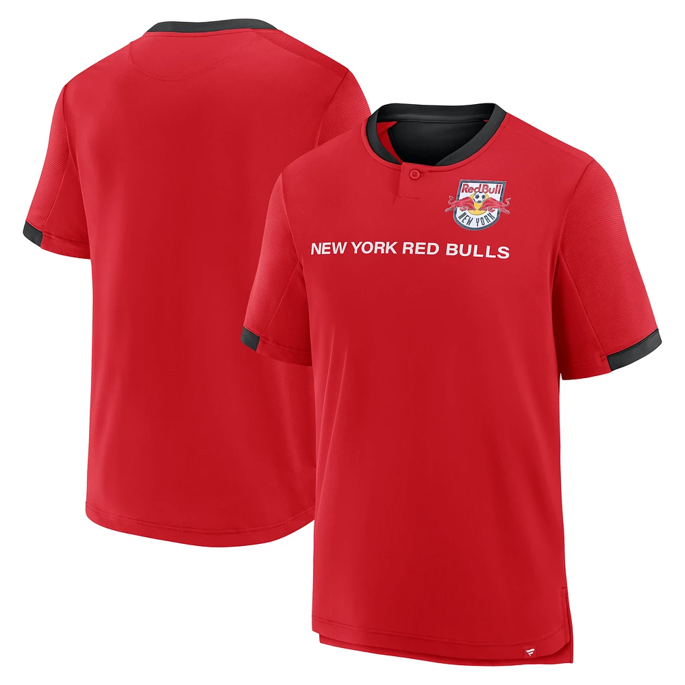 Men's Fanatics Red New York Bulls Stoppage Time Striker T-Shirt