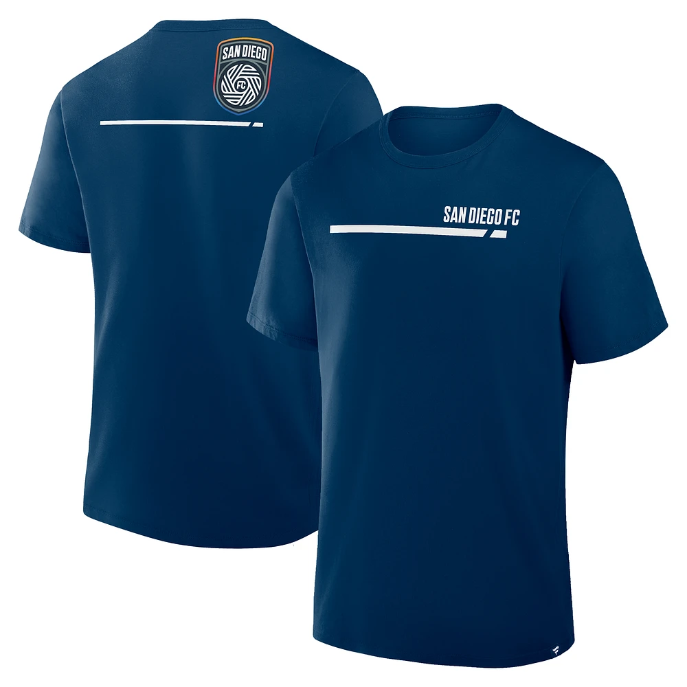 Men's Fanatics Navy San Diego FC Corner Kick Legacy T-Shirt