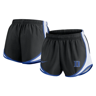 Women's Nike Black Duke Blue Devils Spring Break Tempo Performance Shorts