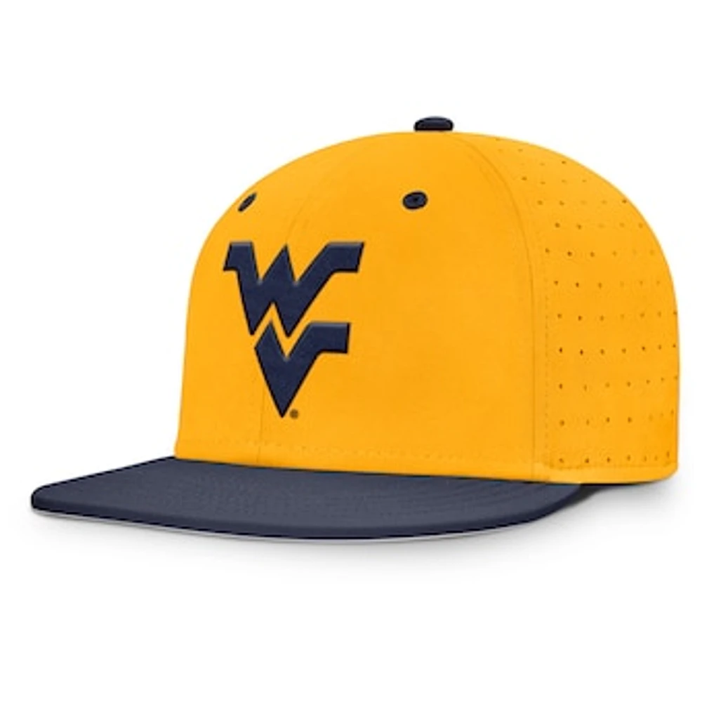 Men's Nike Gold West Virginia Mountaineers On-Field Dugout True Performance Fitted Hat