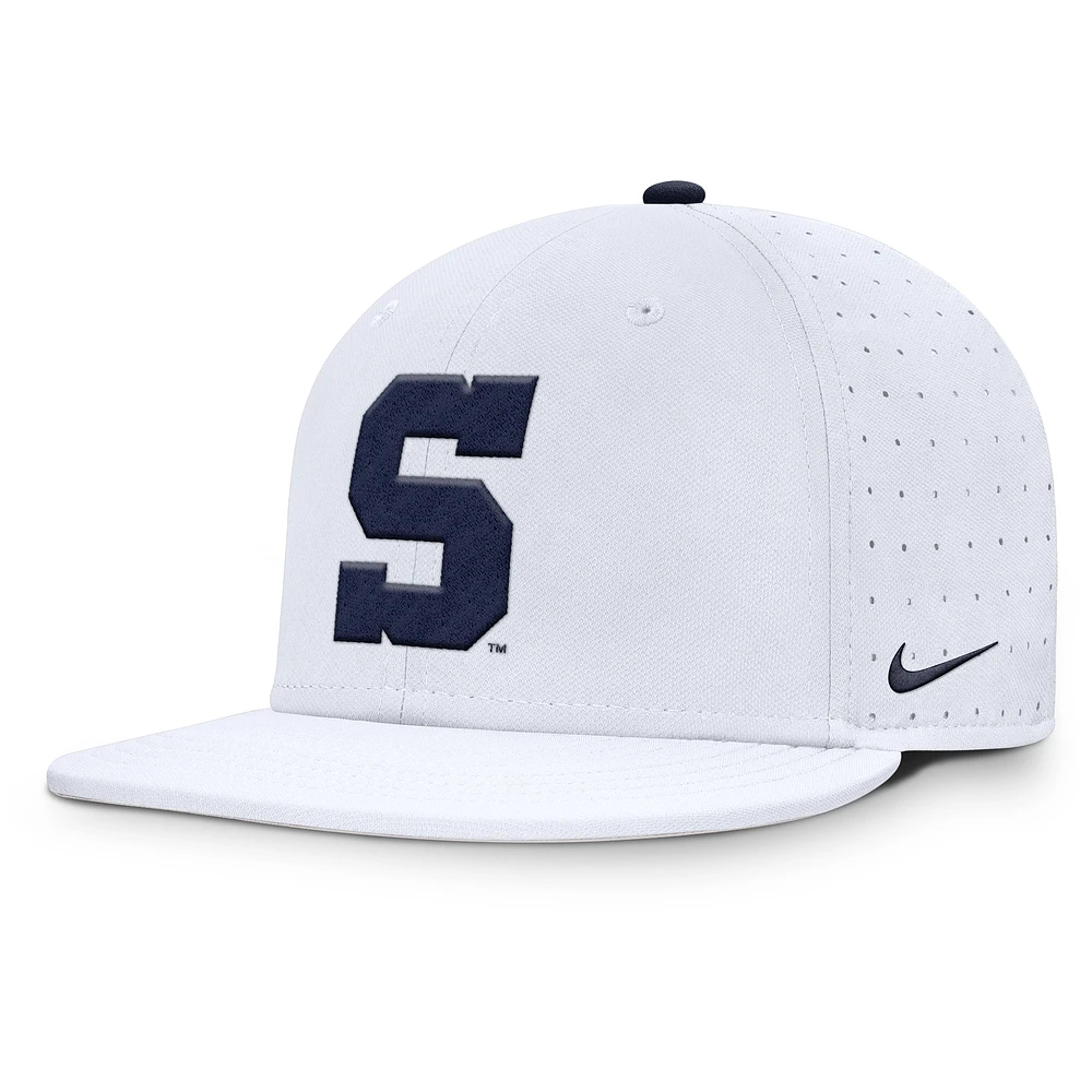 Men's Nike White Penn State Nittany Lions On-Field Dugout True Performance Fitted Hat