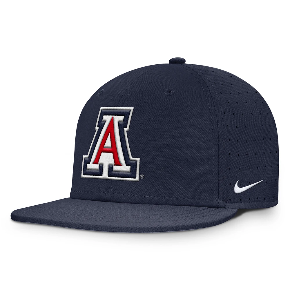 Men's Nike /Navy Arizona Wildcats On-Field Dugout True Performance Fitted Hat