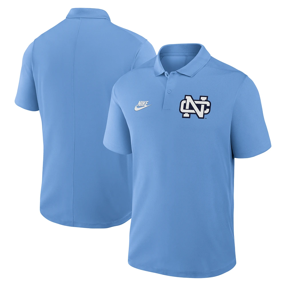 Men's Nike Carolina Blue North Tar Heels Primetime Victory Legacy Vault Logo Performance Polo