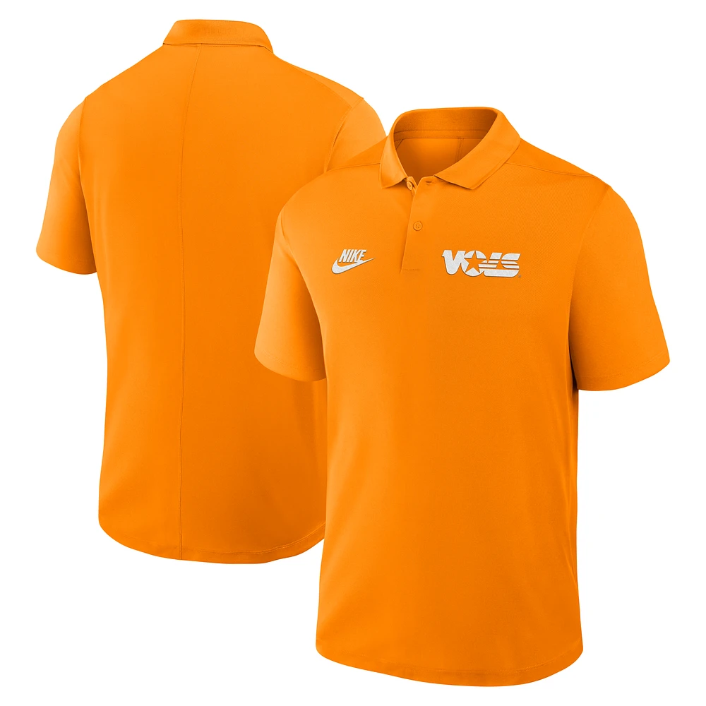 Men's Nike Tennessee Orange Volunteers Primetime Victory Legacy Vault Logo Performance Polo