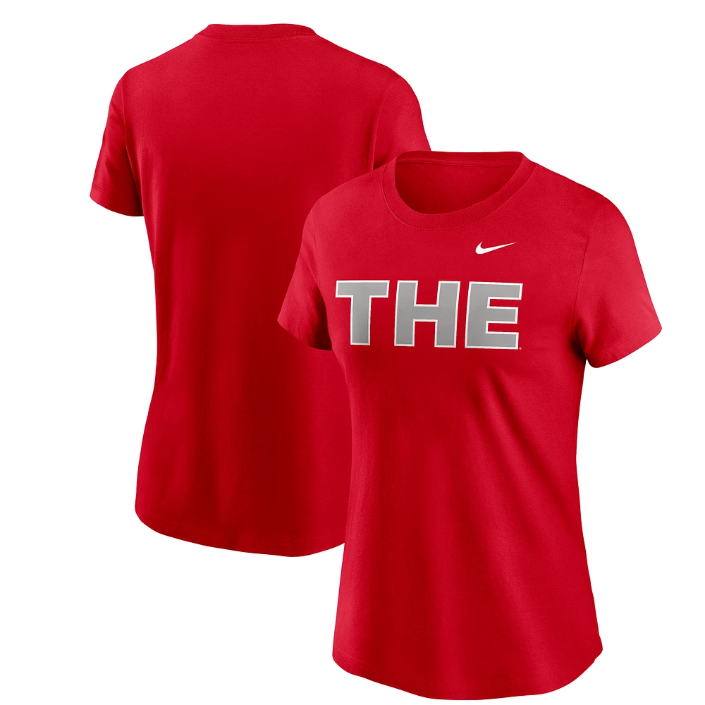 Women's Nike Scarlet Ohio State Buckeyes THE T-Shirt