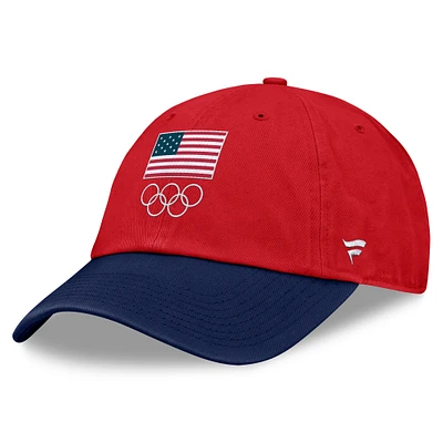 Men's Fanatics Red Team USA Freedom Adjustable Hat