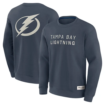 Men's Fanatics Blue Tampa Bay Lightning Elements Future Ground Lettering Pullover Sweatshirt
