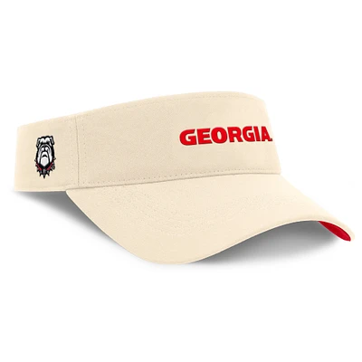 Men's Nike Natural Georgia Bulldogs Primetime Ace Adjustable Visor