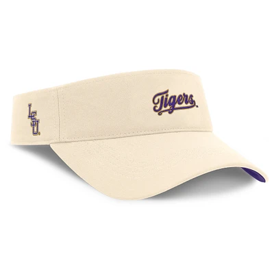 Men's Nike Natural LSU Tigers Primetime Ace Adjustable Visor