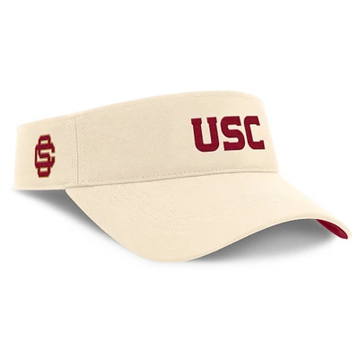 Men's Nike Natural USC Trojans Primetime Ace Adjustable Visor