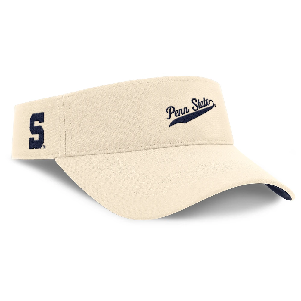 Men's Nike Natural Penn State Nittany Lions Primetime Ace Adjustable Visor