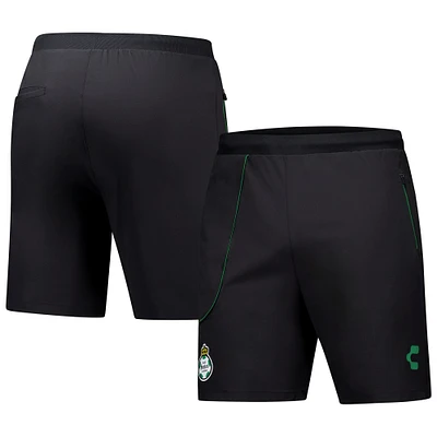 Men's Charly Black Santos Laguna 2024/25 Coach Shorts