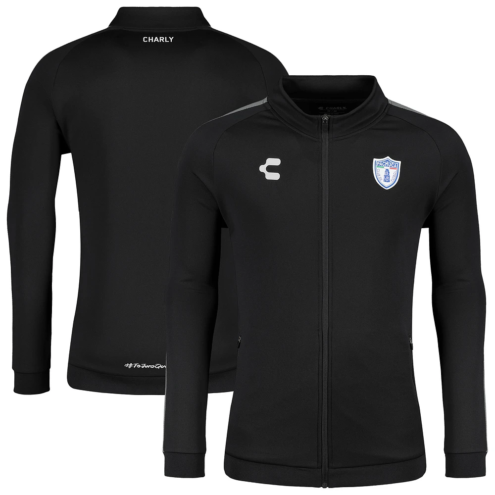 Men's Charly Black C.F. Pachuca 2024/25 Full-Zip Jacket