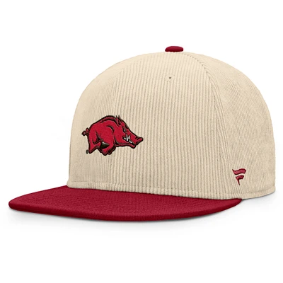 Men's Fanatics Tan Arkansas Razorbacks Catcher Snapback Hat