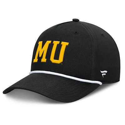 Men's Fanatics Black Missouri Tigers Foul Ball Rope Adjustable Hat