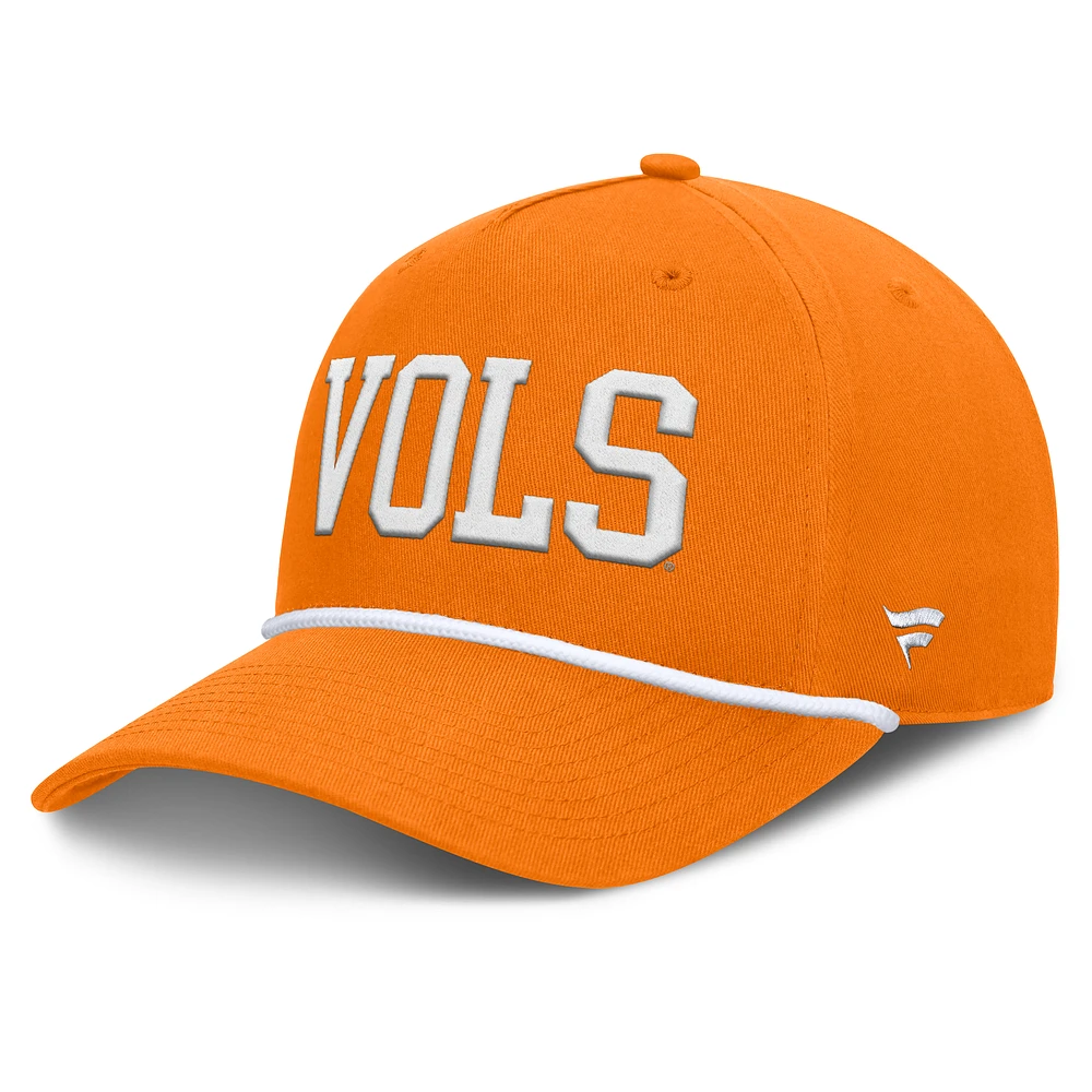 Men's Fanatics Tennessee Orange Tennessee Volunteers Foul Ball Rope Adjustable Hat