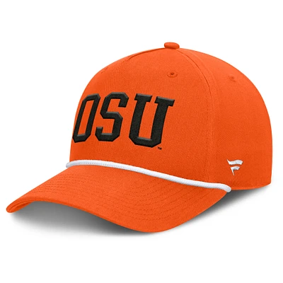 Men's Fanatics Orange Oregon State Beavers Foul Ball Rope Adjustable Hat