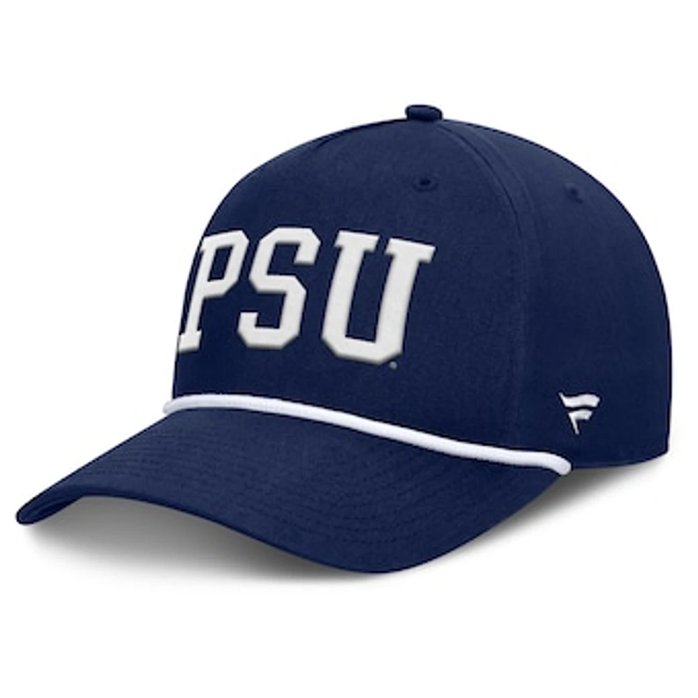 Men's Fanatics Navy Penn State Nittany Lions Foul Ball Rope Adjustable Hat