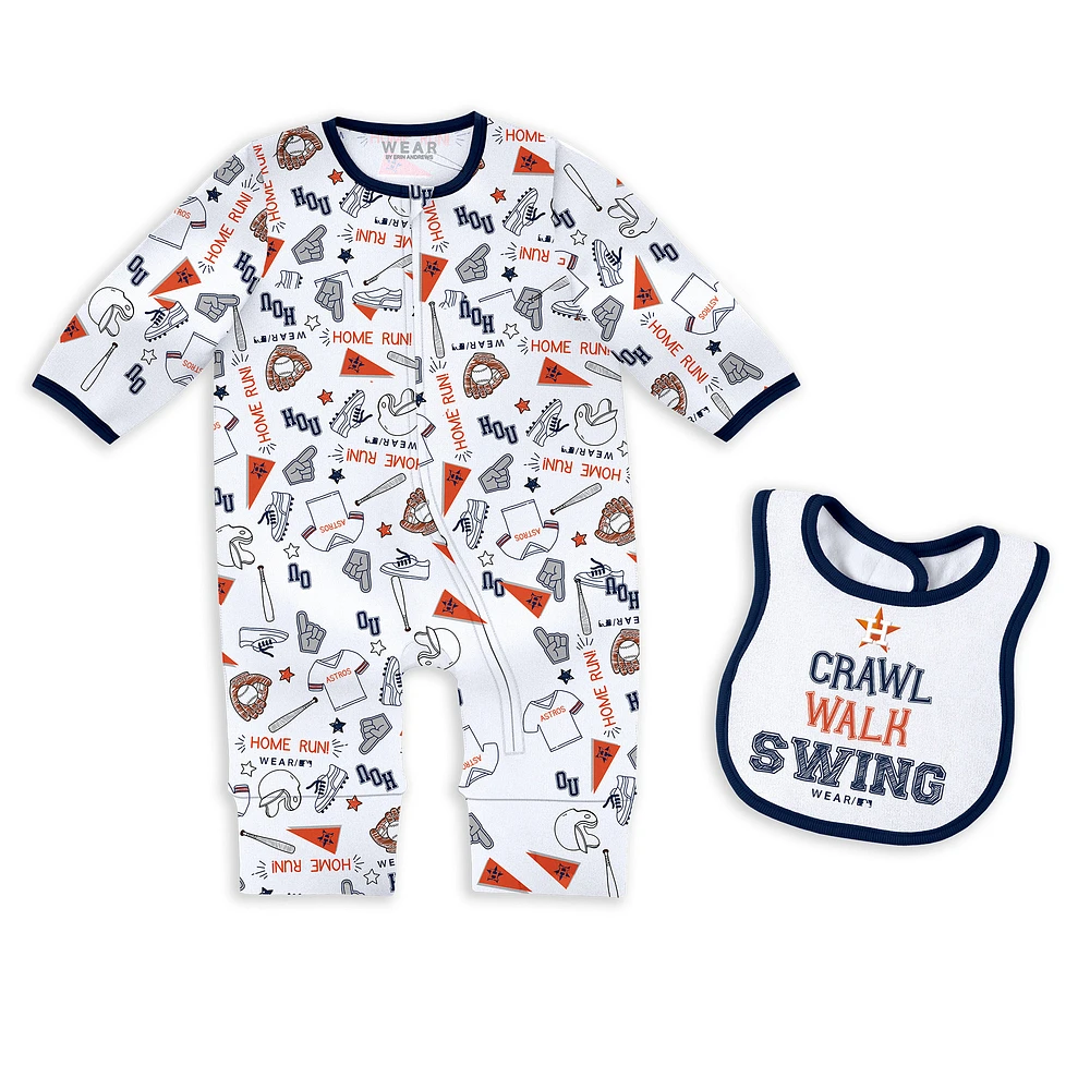 Newborn & Infant WEAR by Erin Andrews Houston Astros Sleep & Play Set