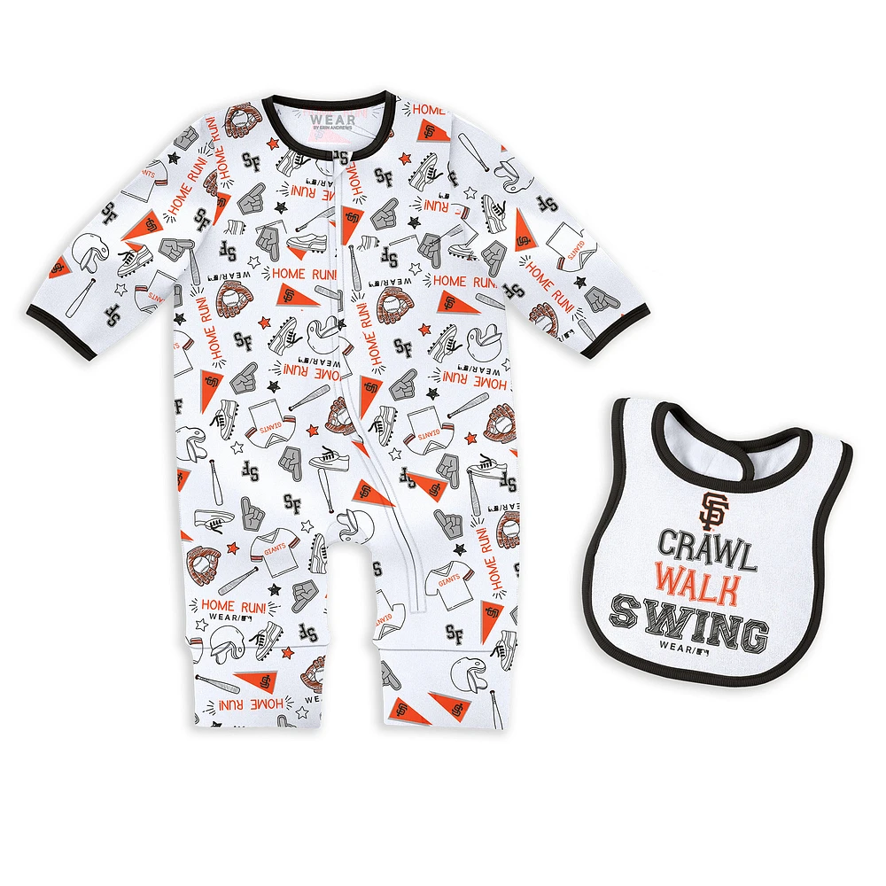 Newborn & Infant WEAR by Erin Andrews San Francisco Giants Sleep & Play Set