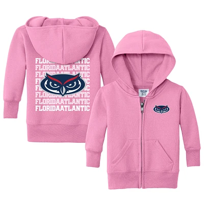 Infant Chad & Jake Pink Florida Atlantic Owls Retro Full-Zip Hoodie