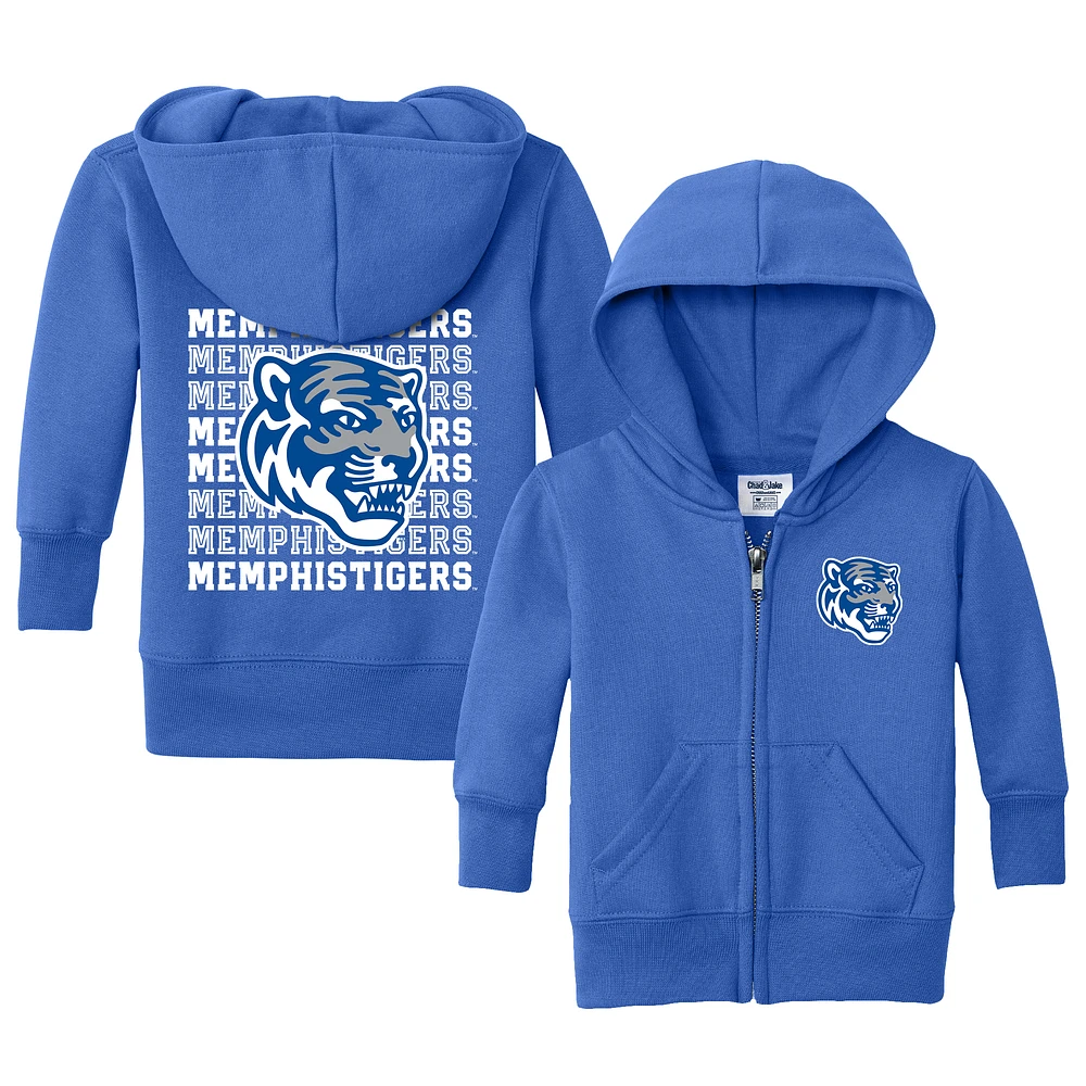 Infant Chad & Jake Royal Memphis Tigers Retro Full-Zip Hoodie Sweatshirt
