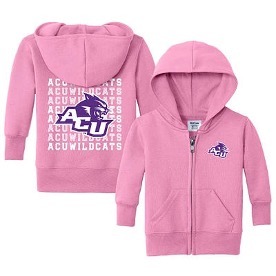 Infant Chad & Jake Pink Abilene Christian University Wildcats Retro Full-Zip Hoodie