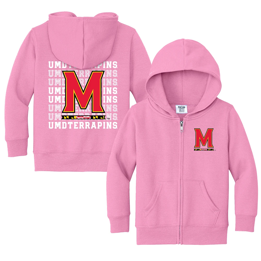 Toddler Chad & Jake Maryland Terrapins Retro Full-Zip Hoodie Sweatshirt